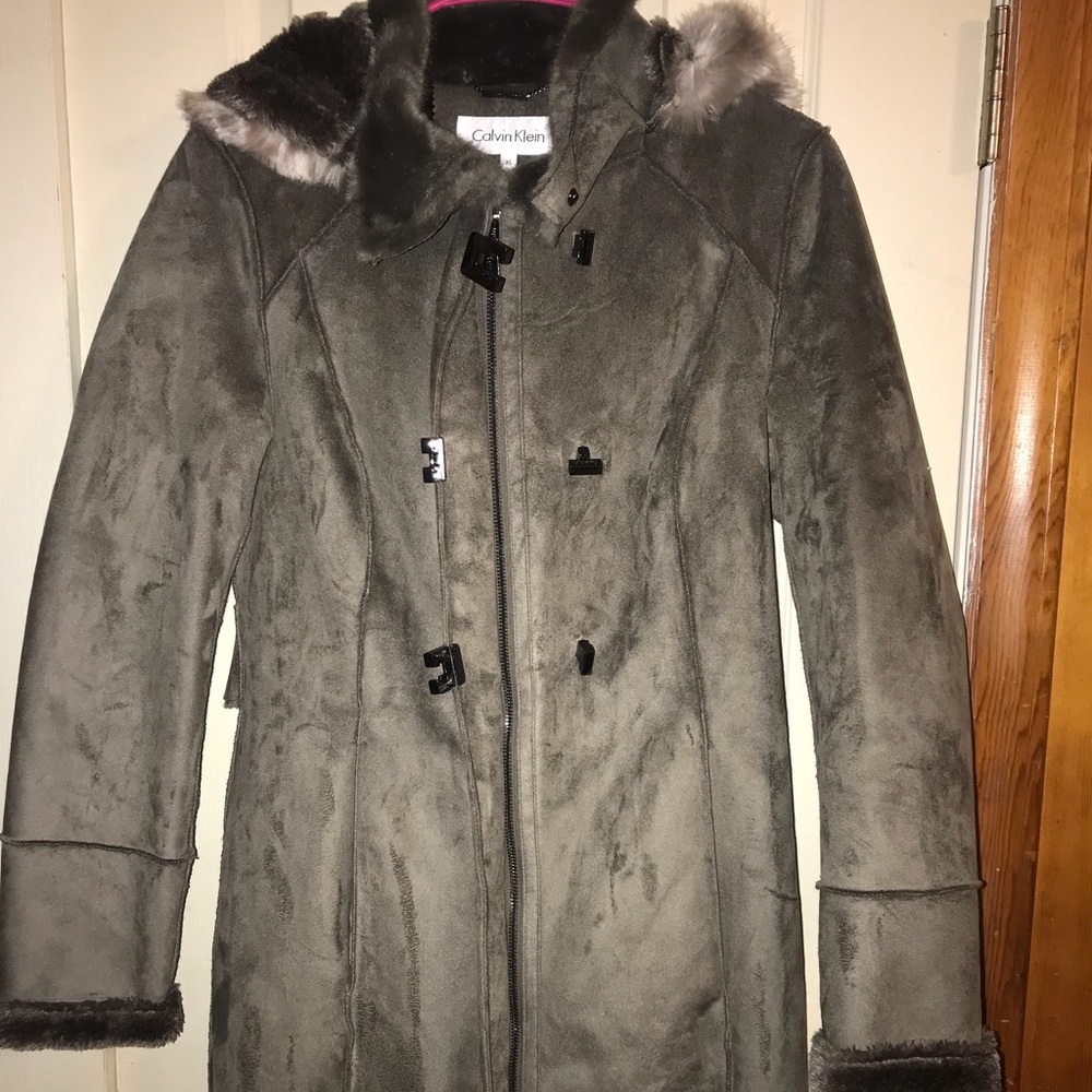 Calvin Klein FAUX SHEARLING JACKET